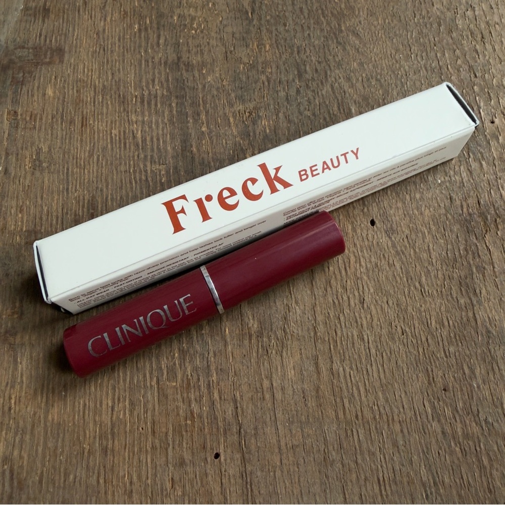 Random unused makeup stash: Clinique lip & Freck eye